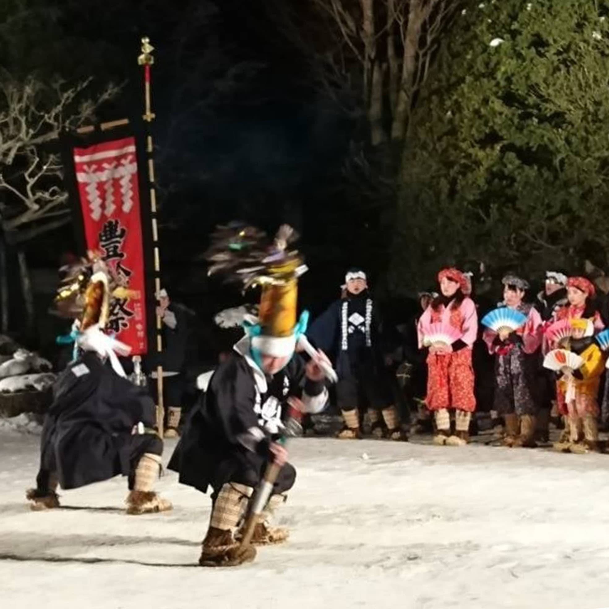仲町えんぶり組　上野弥さん　松尾亮さんの写真3