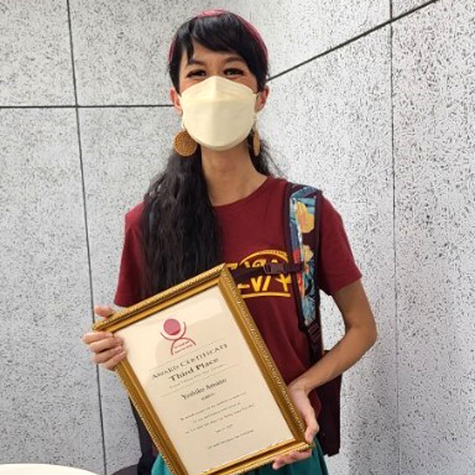  階上出身　タヒチアンダンス教室aoreva代表、八戸きれい海ライオンズクラブ会員　天野よしこさん　30代の写真4