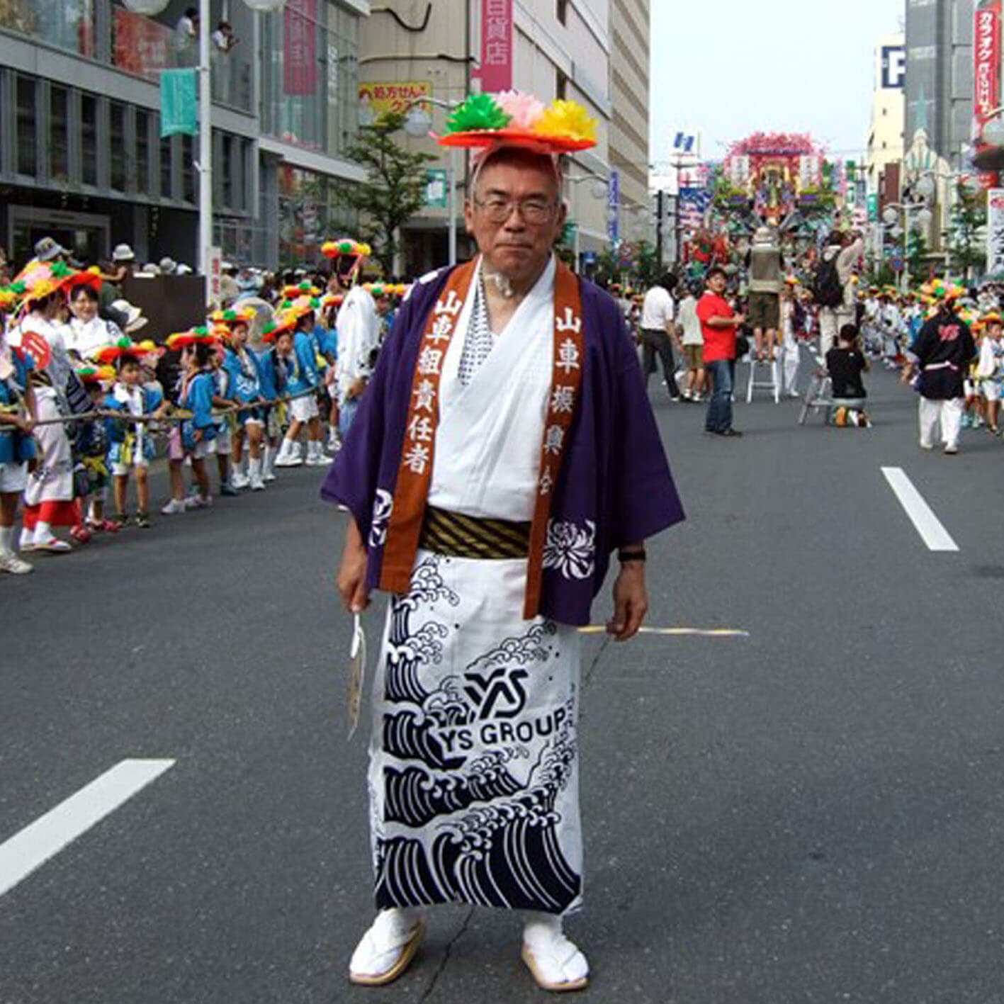 八戸市出身 (株)吉田産業八戸ブロック工事監理課、はちのへ山車振興会副会長 杉澤敦夫さん 60代