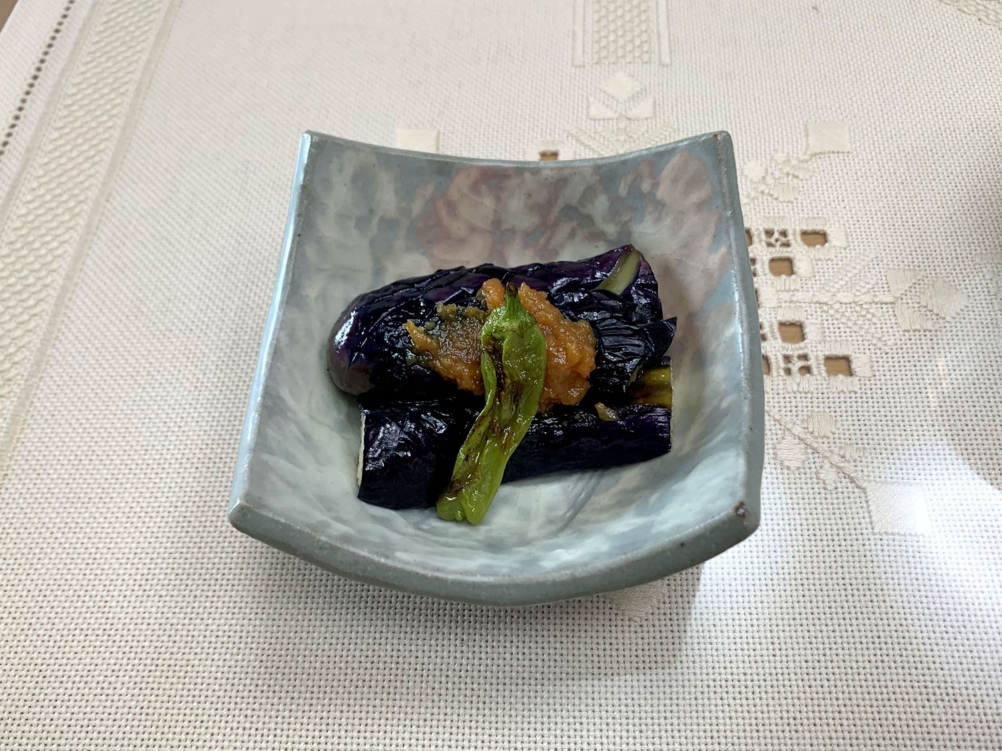 なすの油みそ焼